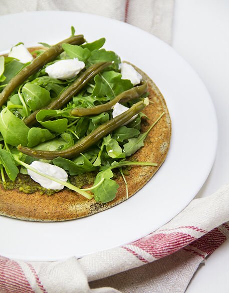 Pancakes salati green