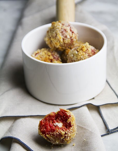 arancini di barbabietola e feta_03