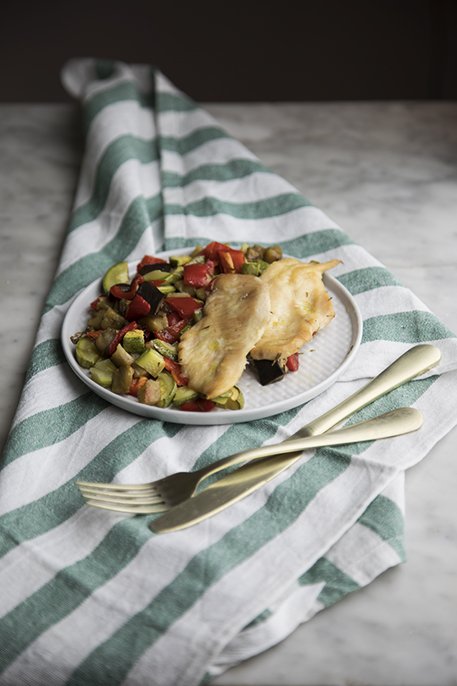 pollo con le verdure