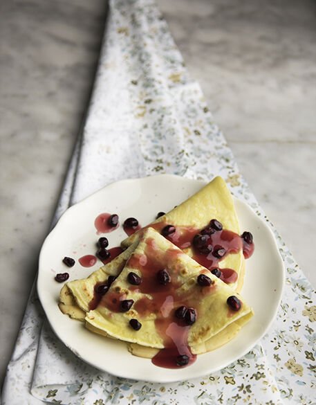Crepes senza lattosio cocco e melagrana_02 Crepes senza lattosio cocco e melagrana