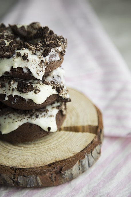 ciambelle oreo al forno