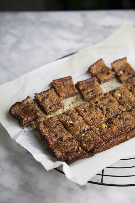 Blondies al miele senza farina