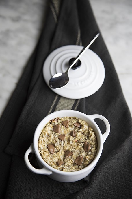 Idee colazione: oatmeal al forno (buono e sano)