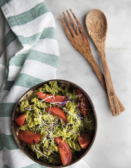 pasta pesto e pomodorini_01 pasta pesto e pomodorini