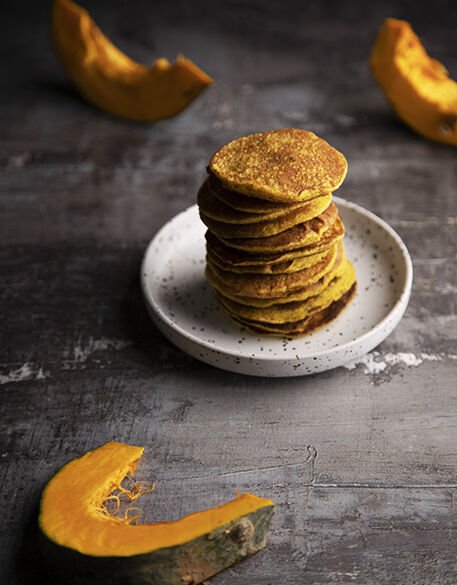Pancakes senza glutine alla zucca_02 Pancakes alla zucca senza glutine