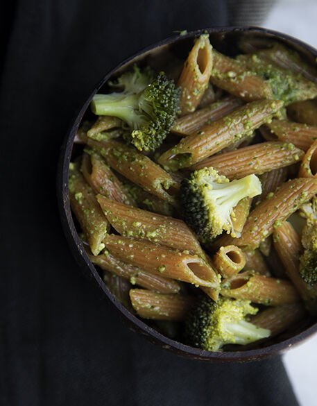 Pasta broccoli e pesto_01 Pasta broccoli e pesto