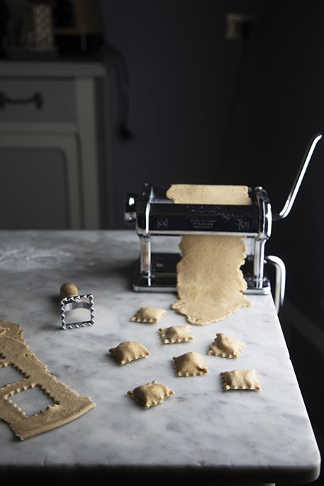 Tortelli di marroni con patate e formaggio di capra
