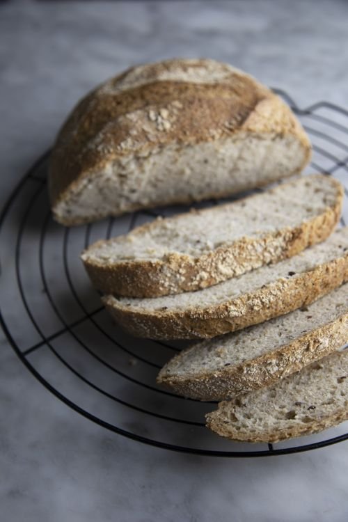 pane con lievito madre senza glutine